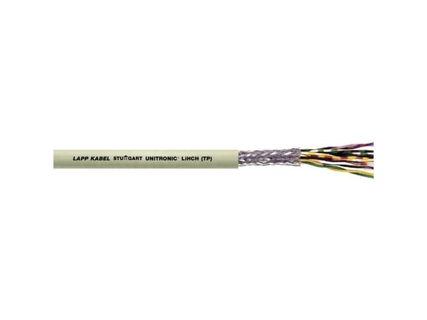 LAPP 38408-100 Datakaapeli UNITRONIC LIHCH (TP) 8 x 2 x 0,25 mm² Grå 100 m