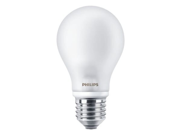 Philips CorePro - LED-lyspære - form: A60 - mattslipt finish - E27 - 7 W (ekvivalent 60 W) - klasse E - varmt hvitt lys - 2700 K