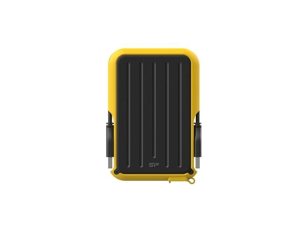 SILICON POWER Armor A66 - Harddisk - 1 TB - ekstern (bærbar) - 2.5" - USB 3.2 Gen 1 - gul