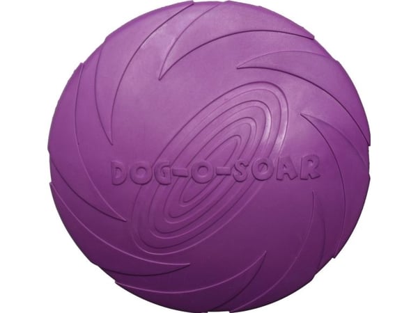 PET-NOVA gummiskive RUB-DISC-VIOLET-22CM lilla, 22 cm, vaniljearoma