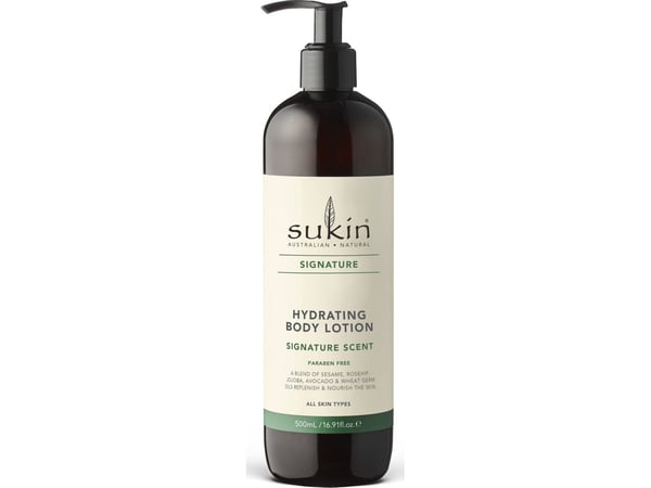 Sukin Signature fuktighetsgivende balsam for kroppen 500 ml