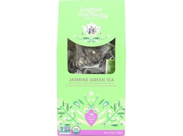 English Tea Shop Jasmine Green Tea – 15 teposer/pyramider