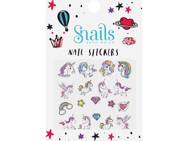 Snegler Snegler, negleklistremerker, UNICORN