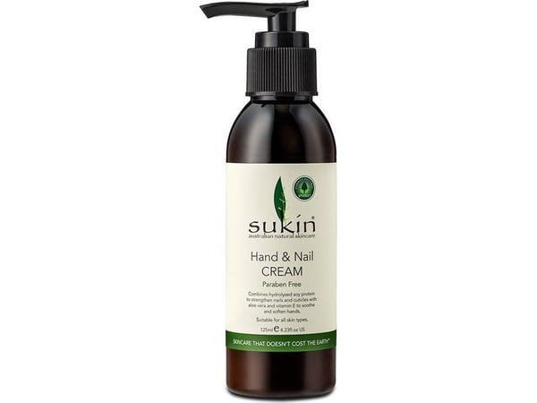 Sukin återfuktande växtbaserad hand- och nagelkräm 120 ml
