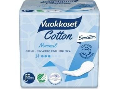 Vuokkoset COTTON bind uten vinger normal sensitive 14 stk
