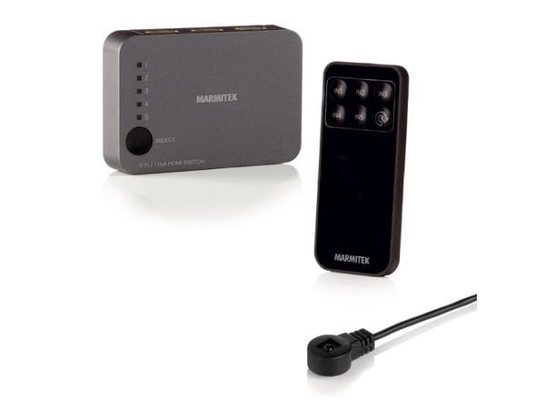 Marmitek Connect 350 UHD 2.0, HDMI, 2.0b, Sort, 2160p, 18 Gbit/s, 600 MHz