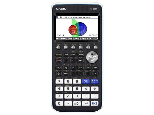 Casio FX-CG50, Tasku, Graafinen laskin, 15 lukua, Flash, Akku, Musta