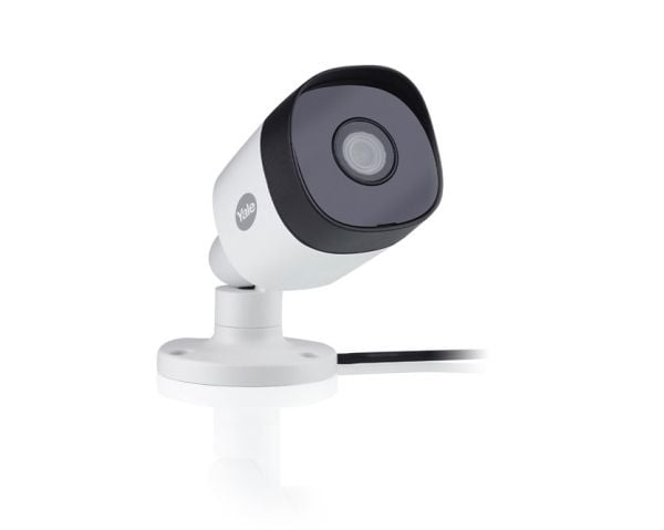 Yale SV-ABFX-W-2, CCTV övervakningskamera, Utomhus, Kabel, Skrivbord/vägg, Grå, Vit, Låda