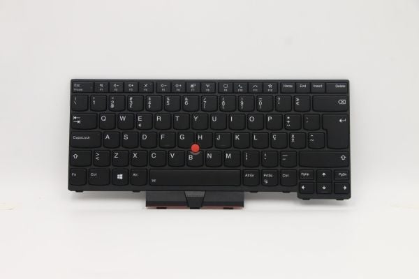 Chicony - Erstatningstastatur for bærbar PC - med Trackpoint, UltraNav - bakbelysning - QWERTY - Portugisisk - for ThinkPad L14 Gen 1 20U1, 20U2, 2...