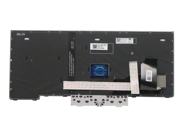 Chicony - Erstatningstastatur for bærbar PC - med Trackpoint, UltraNav - bakbelysning - QWERTY - Portugisisk - for ThinkPad L14 Gen 1 20U1, 20U2, 2...