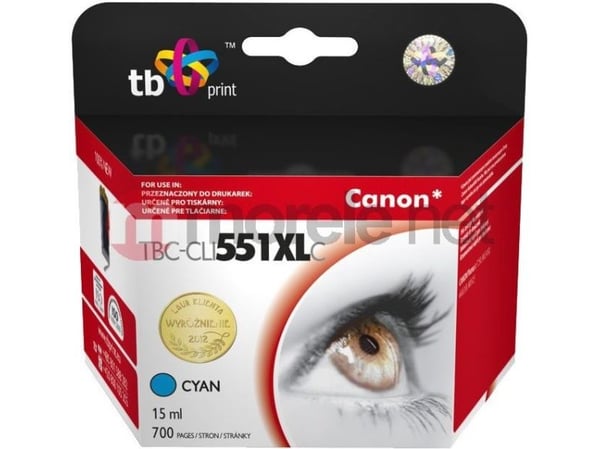Ink for Canon PIXMA MX 925 Cyan TBC-CLI551XLC
