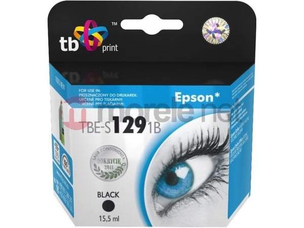 TB - 15.5 ml - svart - kompatibel - blekkpatron (alternativ for: Epson T1291) - for Epson Stylus SX230, SX235, SX430, SX438; WorkForce WF-3520, 353...
