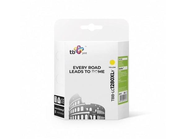 Ink for BrotherLC1280XL Yellow TBB-LC1280XLY