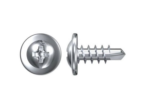 Fischer 40457, Skru, Metall, Zink, Generell nytte, Panorama-hode, Pozidriv