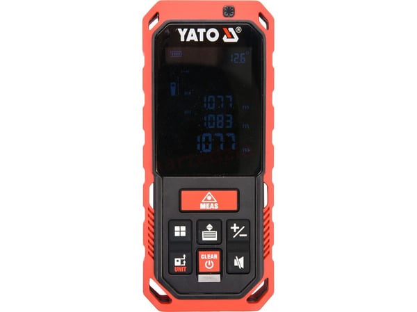 Yato YT-73127, LCD, Sort, Rød, 1/4", IP65, Alkalinsk, AAA