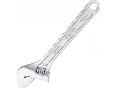 Deli Tools justerbar skiftnyckel EDL008A, 8" (silver)
