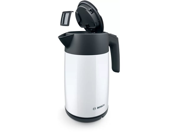 Bosch TWK7L461, 1,7 l, 2400 W, Hvit, Vannivåindikator, Overopphetingsbeskyttelse, Trådløs