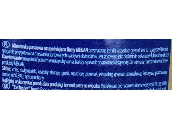 Megan Cocktail for gnagere 1 l/370g - ME14