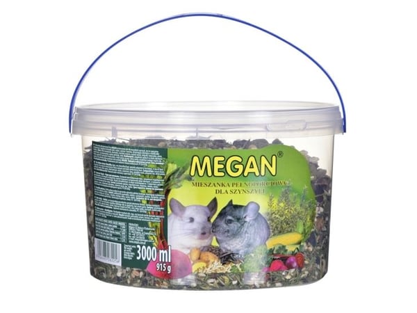 Megan 5906485082256 lemmikkieläinten ruoka pieneläimille Välipala 915 g Hamsteri, Kani