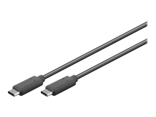 goobay - USB-kabel - USB-C (hann) til USB-C (hann) - USB 3.1 Gen 1 - 3 m - rund - svart