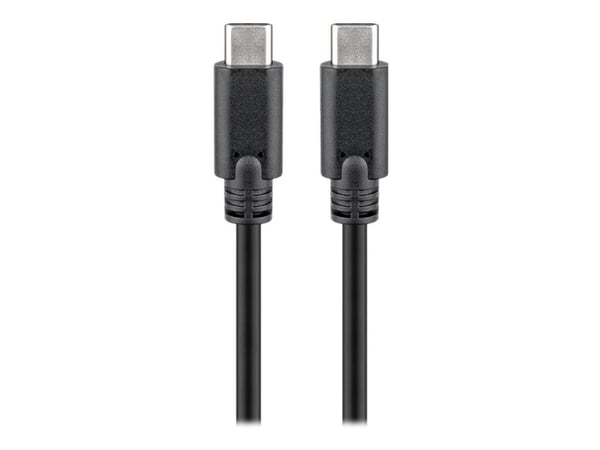 goobay - USB-kabel - USB-C (hann) til USB-C (hann) - USB 3.1 Gen 1 - 3 m - rund - svart