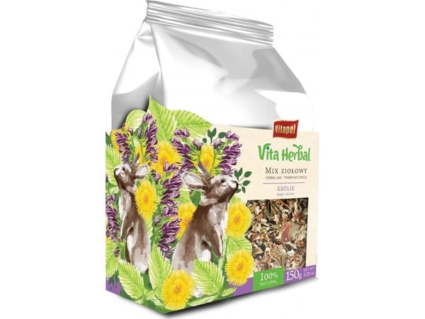 Vita Herbal kanin, urtemiks, 150 g, 4 stk/disp.