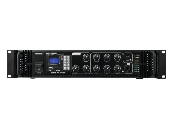 Omnitronic 80709621, 120 W, A/B, 0,5%, 85 dB, 16 O, 80 - 14000 Hz