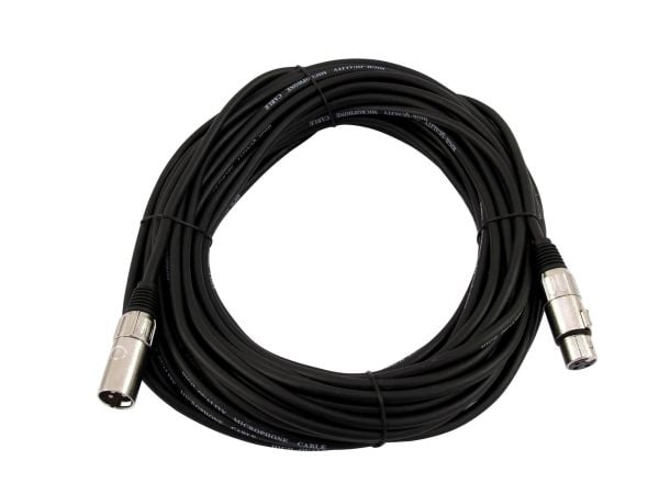 Omnitronic 30220595, XLR (3-pin), Hankjønn, XLR (3-pin), Hunkjønn, 30 m, Svart