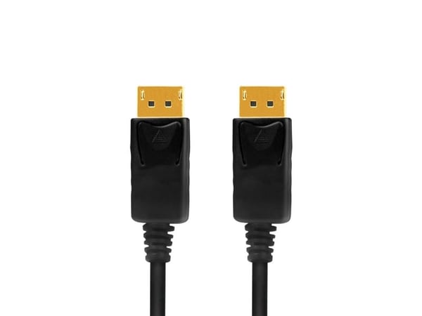 LogiLink - DisplayPort-kabel - DisplayPort (M) festet til DisplayPort (M) festet - DisplayPort 1,2 - 2 m - 1080p-støtte, Dolby DTS-HD Master Audio-...