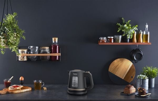 Tefal Includeo KI533811, 1 L, 2400 W, Musta, Muovi, Veden tason ilmaisin