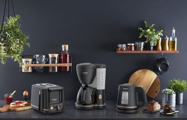 Tefal Includeo KI533811, 1 L, 2400 W, Musta, Muovi, Veden tason ilmaisin