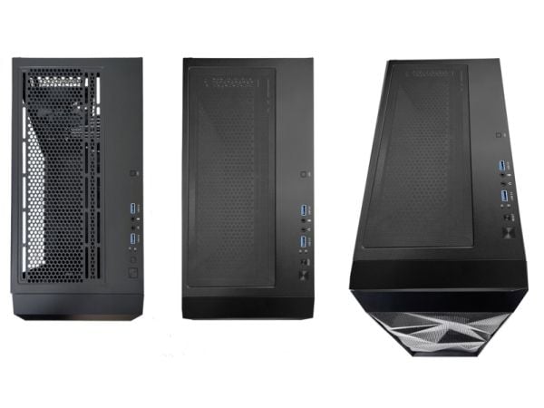 Xilence Performance A + X712.RGB - Mid tower - ATX - sidepanel med vindu (herdet glass) - ingen strømforsyning (ATX) - svart