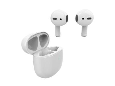 ART AP-TW-B1 - True wireless-hodetelefoner med mikrofon - i øret - Bluetooth - hvit