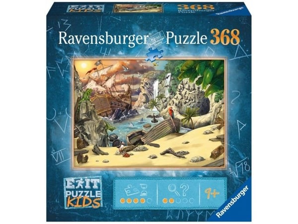 Ravensburger EXIT Puzzle Kids - The Pirate Adventure - puslespill - 368 deler