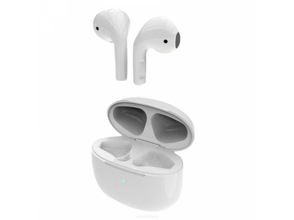 ART AP-TW-B1 - True wireless-hodetelefoner med mikrofon - i øret - Bluetooth - hvit