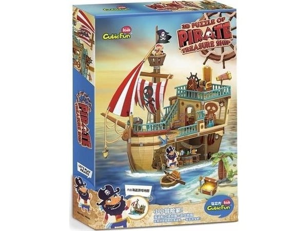CUBIC FUN CUBICFUN 3D-puslespill &ldquo;Piratskip&ldquo;