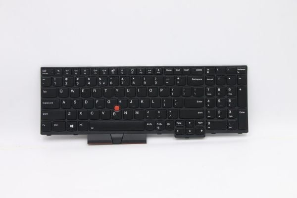 Chicony - Ersättningstangentbord för bärbar dator - bakgrundsbelyst - Engelska - Europa - svart - för ThinkPad P15s Gen 1 20T4, 20T5