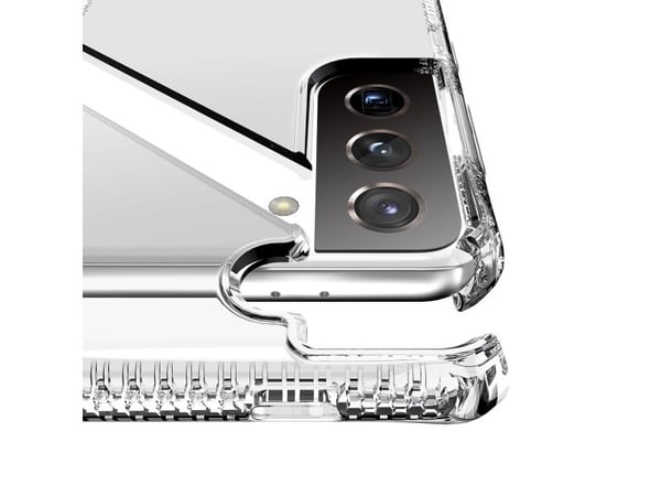 ITSKINS SPECTRUM R Clear - Baksidedeksel for mobiltelefon - gjennomsiktig - for Samsung Galaxy S21+ 5G