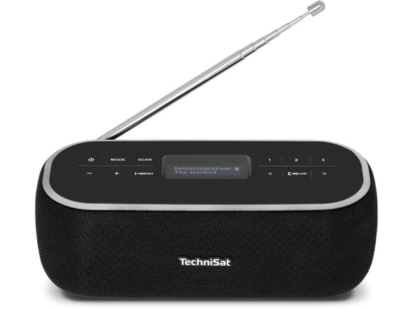 TechniSat DigitRadio BT1 - Bærbar DAB-radio - 6 watt - svart