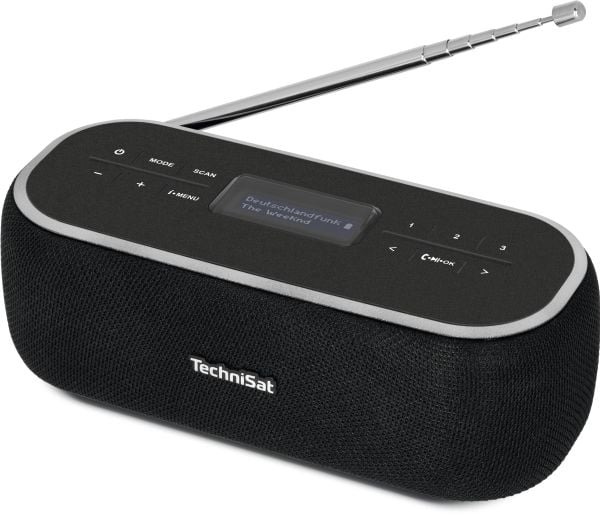 TechniSat DigitRadio BT1 - Bærbar DAB-radio - 6 watt - svart