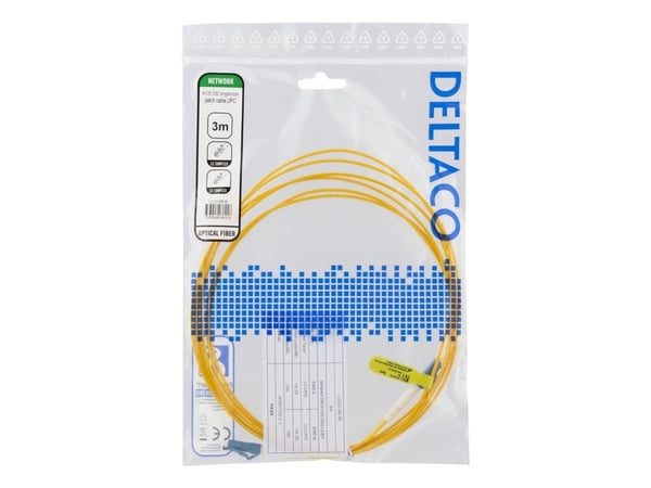 Deltaco LCLC-3S-SI, 3 m, OS2, LC, LC, LC