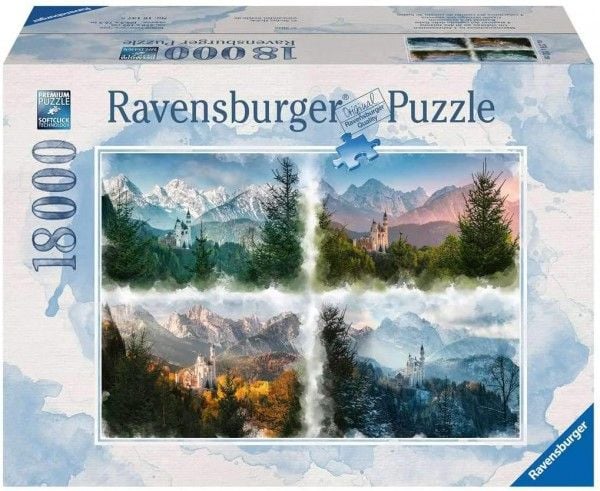 Ravensburger RAV puslespill eventyrslottet om 4 år | 16137, 18000 brikker, 14 År