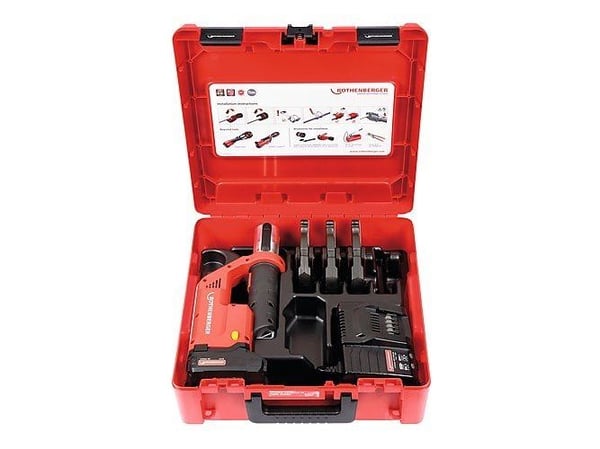 Rothenberger ROMAX Compact, Suora kahva, Metalli, Muovi, Musta, Punainen, Saksa, 4 cm, 3 s