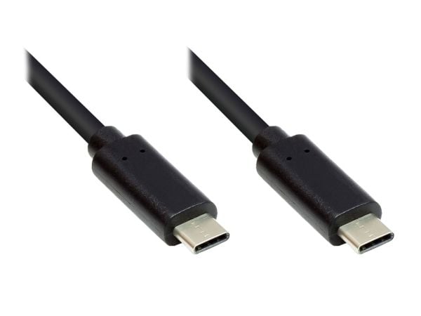 EXSYS EX-K1585-0.2, 0,2 m, USB C, USB C, USB 3.2 Gen 1 (3.1 Gen 1), 5 Gbit/s, Sort
