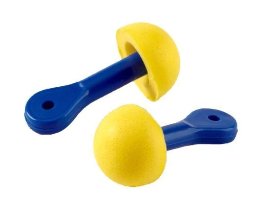 3M EX01002, Engangsøreplugg, In-ear, Blå, Gult, 28 dB, Polyurethan, Polyvinylklorid (PVC), Boks