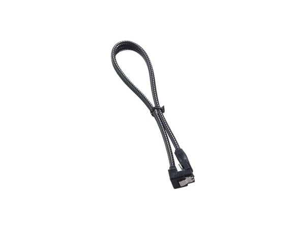 Cablemod CM-CAB-RSAT-N30KC-R, 0,3 m, SATA III, Naaras/naaras, Hiili, Suora, Oikea
