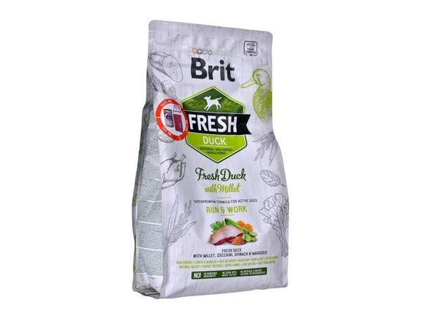 Brit Fresh RUN & WORK, Adult (animal), And, 2,5 kg