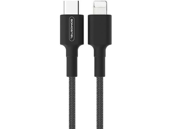 Somostel USB-C - USB-C 18W PD 3.6A 1m punainen