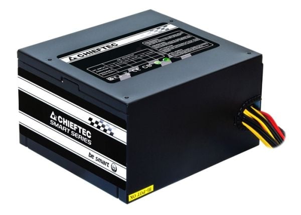 Chieftec Smart Series GPS-650A8 - Strømforsyning (intern) - ATX12V 2.3/ EPS12V - 80 PLUS - AC 230 V - 650 Watt - aktiv PFC - sort