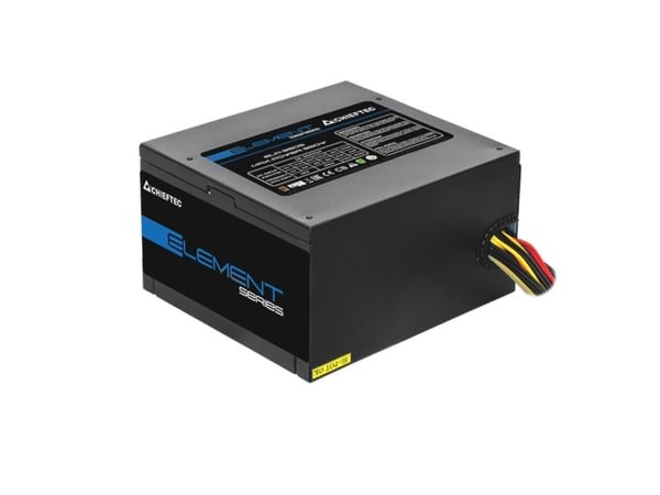 Chieftec ELEMENT Series ELP-500S - Nätaggregat (intern) - ATX12V 2.3 - 80 PLUS Bronze - AC 230 V - 500 Watt - aktive PFC - svart